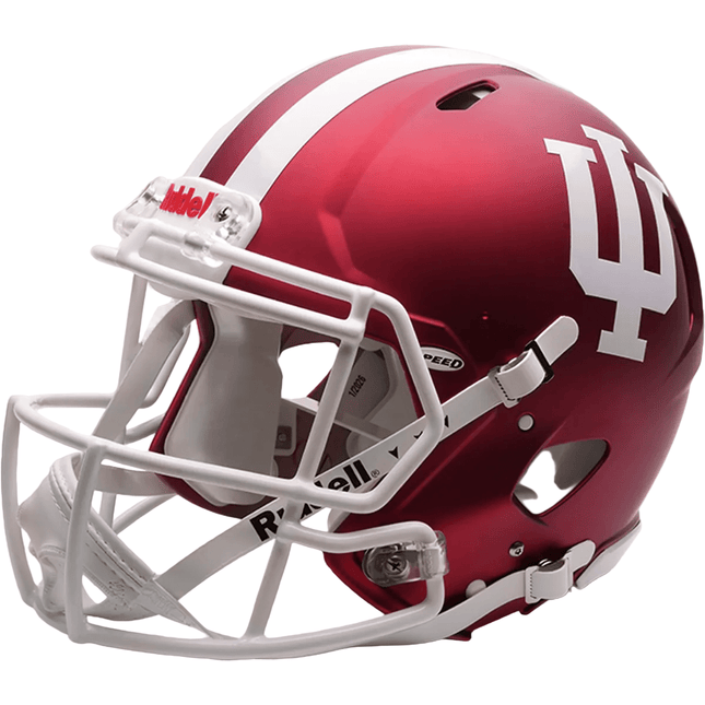 Indiana Hoosiers 2025 National Champion Riddell NCAA Authentic Speed Full Size Helmet - GT - Wholesale.com