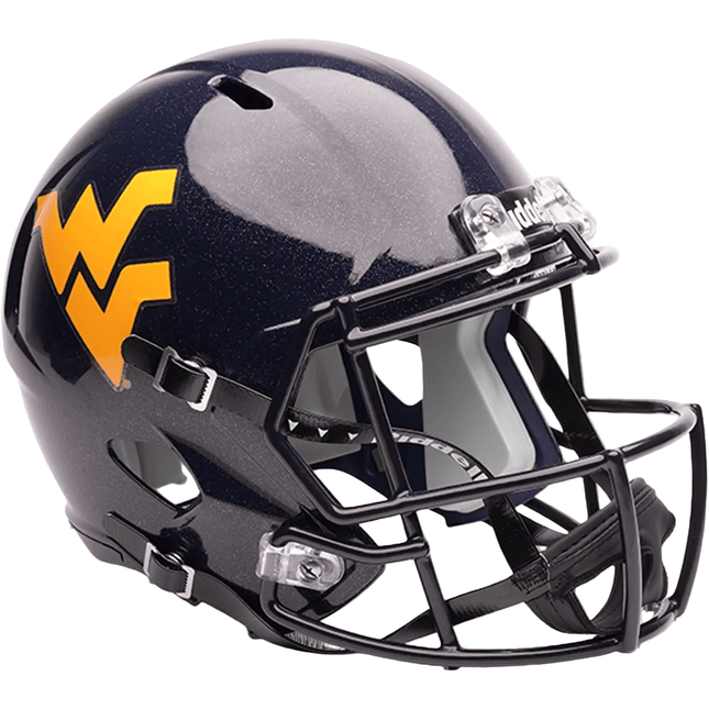 West Virginia Mountaineers 2026 Riddell NCAA Authentic Speedflex Full Size Helmet - GT - Wholesale.com