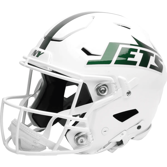 New York Jets White Out 2026 On Field Alternate Riddell NFL Authentic Speedflex Full Size Helmet - GT-Wholesale.com