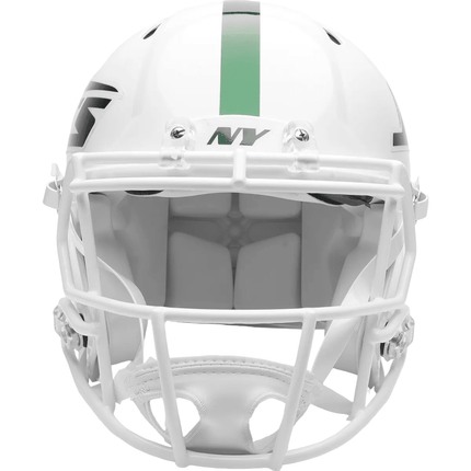 New York Jets White Out 2026 On Field Alternate Riddell NFL Authentic Speed Full Size Helmet - GT-Wholesale.com