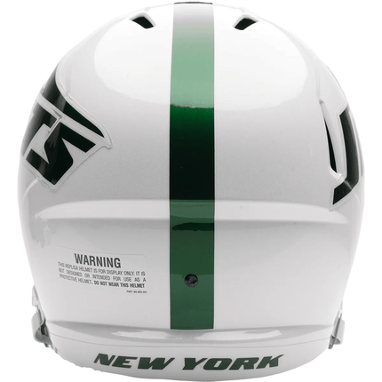 New York Jets White Out 2026 On Field Alternate Riddell NFL Deluxe Replica Speed Full Size Helmet - GT-Wholesale.com
