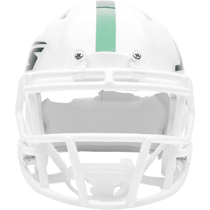 New York Jets White Out 2026 On Field Alternate Riddell NFL Speed Mini Helmet - GT-Wholesale.com