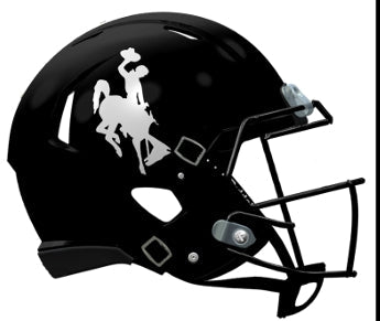 Wyoming Cowboys Matte Black Riddell NCAA Speed Mini Helmet - GT - Wholesale.com