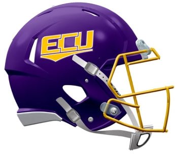 East Carolina Pirates Purple Throwback Riddell NCAA Speed Mini Helmet - GT - Wholesale.com