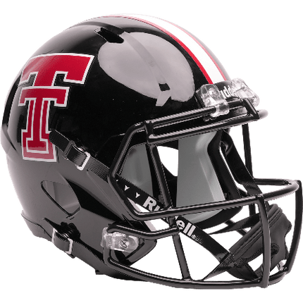 Texas Tech Red Raiders Black 2026 Riddell NCAA Authentic Speedflex Full Size Helmet - GT-Wholesale.com
