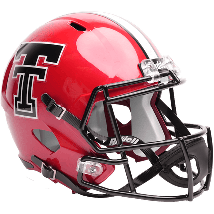 Texas Tech Red Raiders Red 2026 Riddell NCAA Authentic Speedflex Full Size Helmet - GT-Wholesale.com