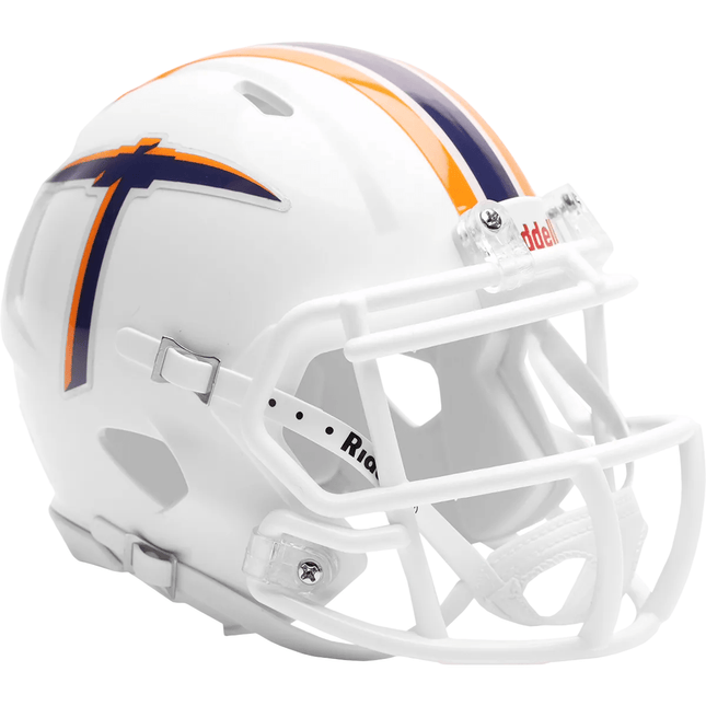 Texas El Paso Miners UTEP White Pickaxe Riddell NCAA Speed Mini Helmet - GT-Wholesale.com