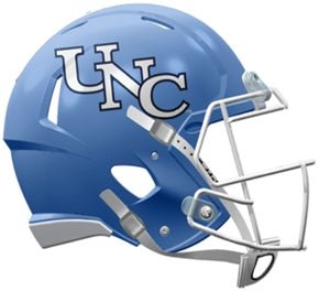 North Carolina Tar Heels 1980 Throwback NCAA Riddell Authentic Speed Full-Size Helmet - GT-Wholesale.com