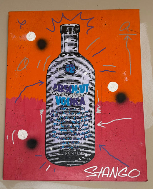 Absolut Vodka Stango Painting 43 in x 38 1/2in x 1 in - GT - Wholesale.com