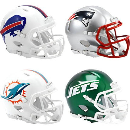 AFC East Riddell SPEED Mini Helmet Set