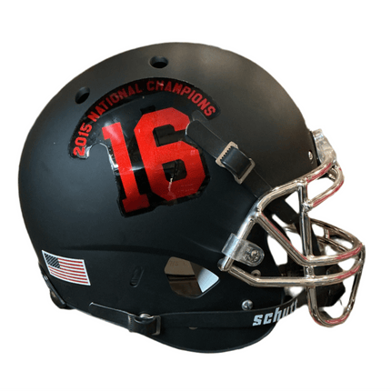 Alabama 16 2015 Champs Black Schutt NCAA College Football Authentic Full Size Helmet - GT - Wholesale.com
