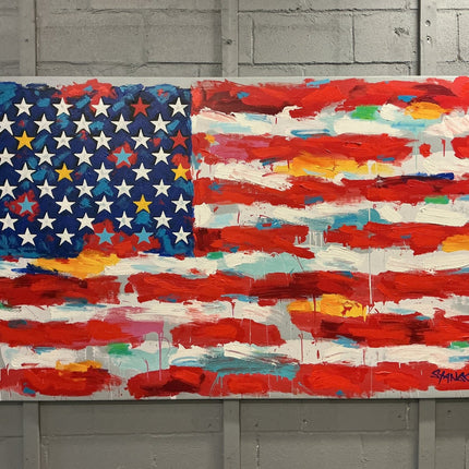 American Flag Stango Painting - GT - Wholesale.com