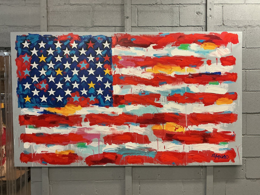 American Flag Stango Painting - GT - Wholesale.com