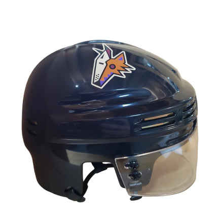 Arizona Coyotes 2023 Tribute SportStar NHL Hockey Player Mini Helmet - Black - GT - Wholesale.com