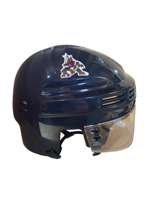 Arizona Coyotes SportStar NHL Hockey Player Mini Helmet - Black - GT - Wholesale.com