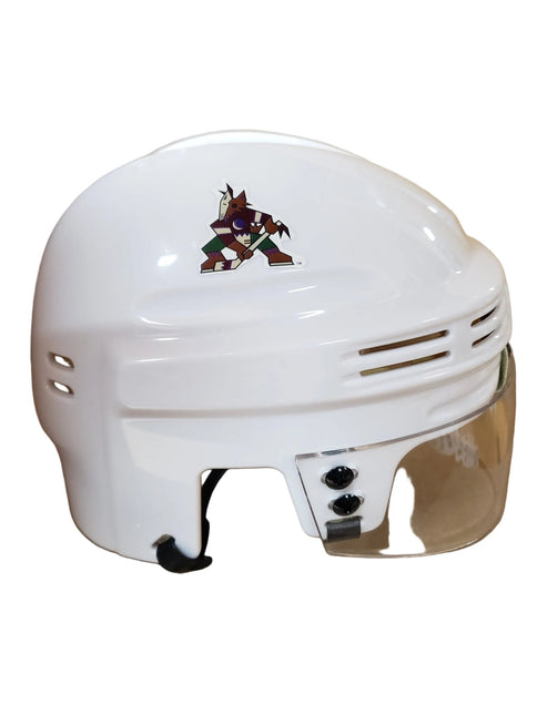Arizona Coyotes SportStar NHL Hockey Player Mini Helmet - White - GT - Wholesale.com