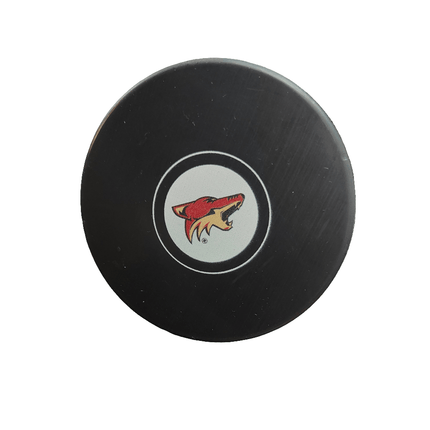 Arizona Coyotes Throwback NHL Official Autograph Souvenir Hockey Puck - GT - Wholesale.com