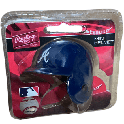 Atlanta Braves Rawlings Pocket Size CoolFlo Mini Helmet - GT - Wholesale.com