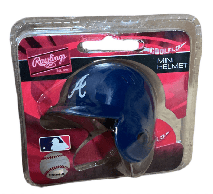 Atlanta Braves Rawlings Pocket Size CoolFlo Mini Helmet - GT - Wholesale.com