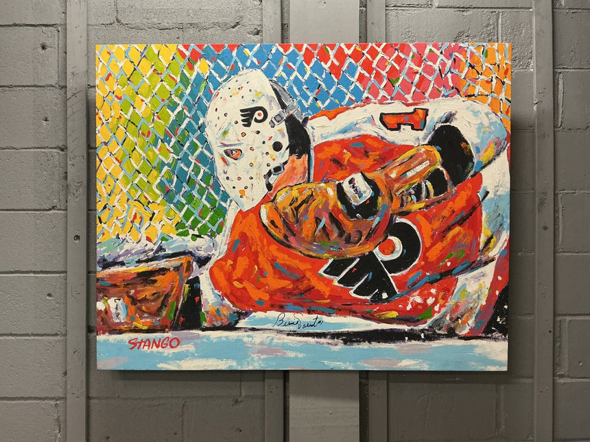 Bernie Parent Autographed Stango Painting - GT - Wholesale.com