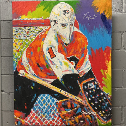 Bernie Parent Autographed Stango Painting - GT - Wholesale.com