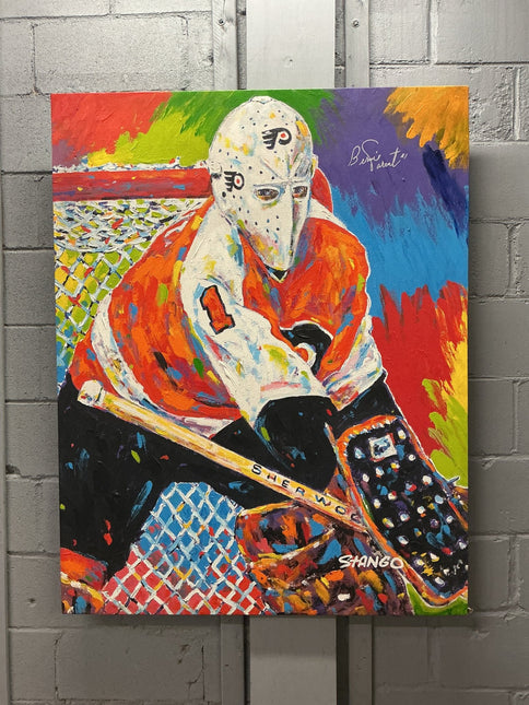 Bernie Parent Autographed Stango Painting - GT - Wholesale.com