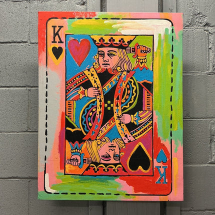 Borgata King of Hearts Stango Painting 1 - GT - Wholesale.com