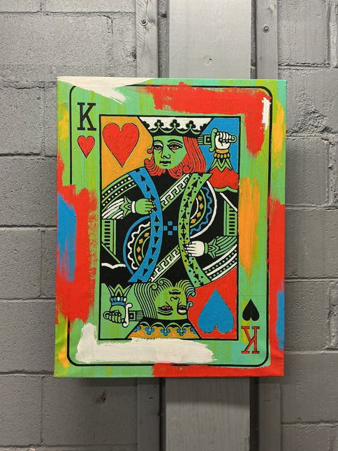 Borgata King of Hearts Stango Painting - GT - Wholesale.com