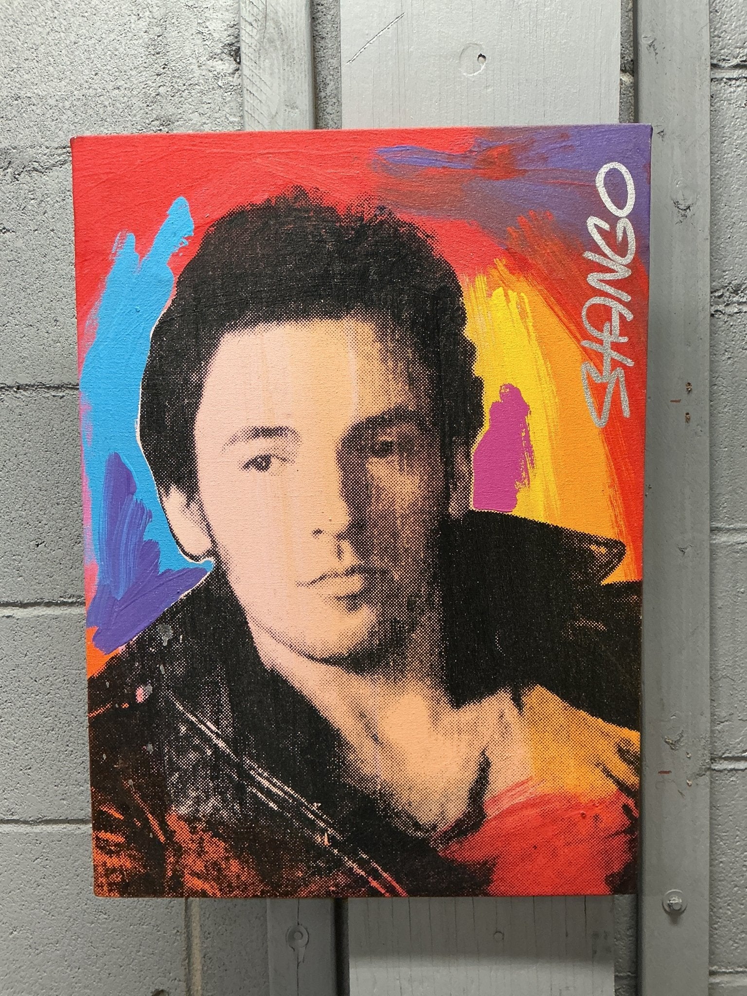 Stango Bruce Springsteen Stango Painting 24 in x 17 in x 1 in. – GT-Wholesale.com