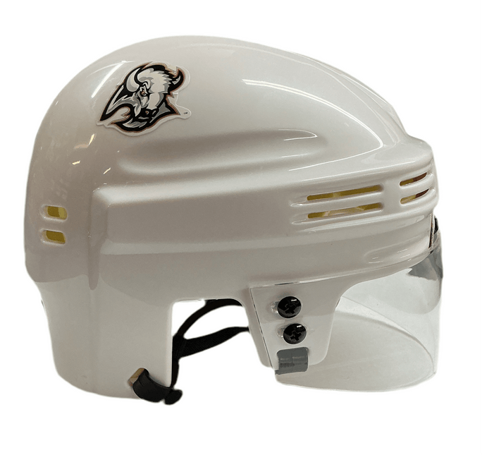 Buffalo Sabres T/B SportStar NHL Hockey Player Mini Helmet - White - GT - Wholesale.com