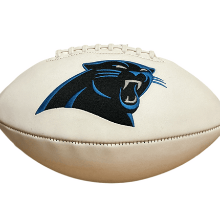 Carolina Panthers Rawlings Jarden Sports NFL Team Signature Autograph White Panel Football - GT - Wholesale.com