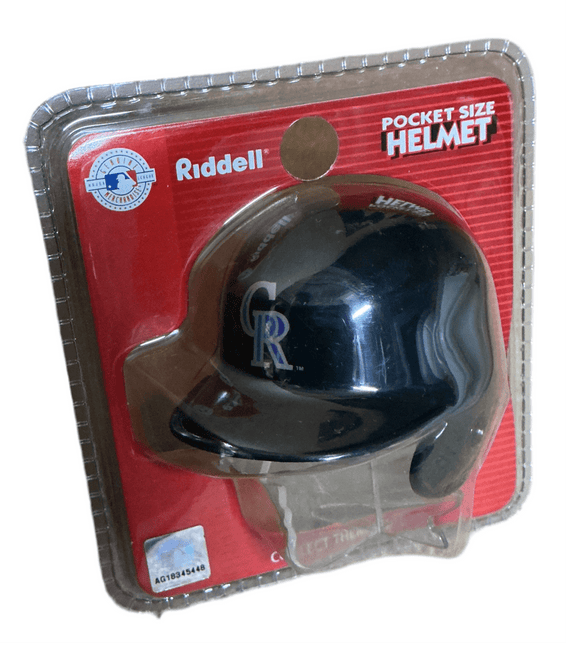 Colorado Rockies Riddell Pocket Size Helmet - GT - Wholesale.com
