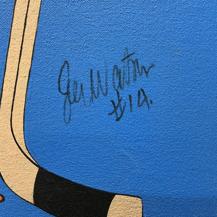 Daffy Duck Flyers Jersey Autographed by Several Players Stango Painting - GT - Wholesale.com