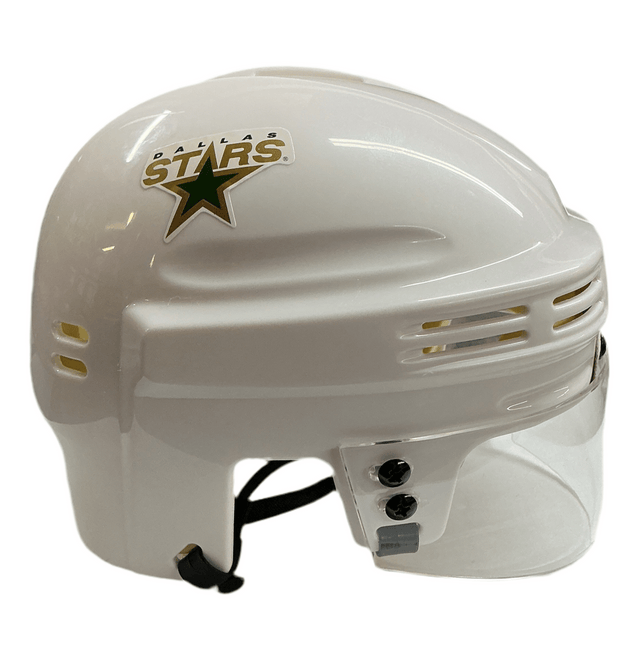 Dallas Stars T/B SportStar NHL Hockey Player Mini Helmet - White - GT - Wholesale.com