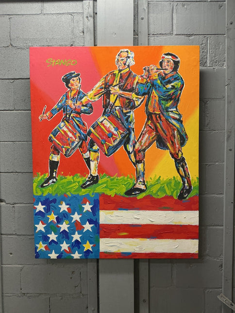 Drummers and Fifer Stango Painting - GT - Wholesale.com