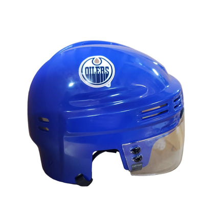 Edmonton Oilers T/B SportStar NHL Hockey Player Mini Helmet - Royal - GT - Wholesale.com