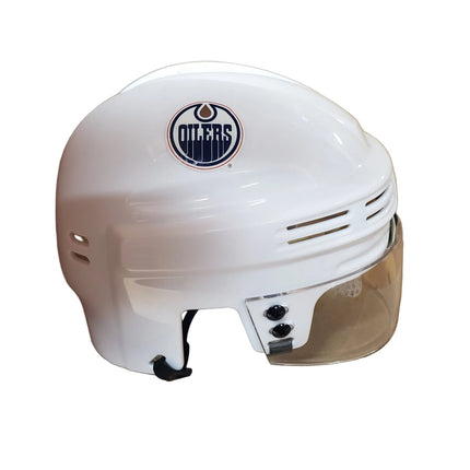 Edmonton Oilers T/B SportStar NHL Hockey Player Mini Helmet - White - GT - Wholesale.com
