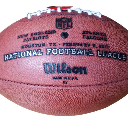 New England Patriots Super Bowl 51 LI Champions Wilson NFL Live Signature Autograph Silver Panel Football - GT - Wholesale.com