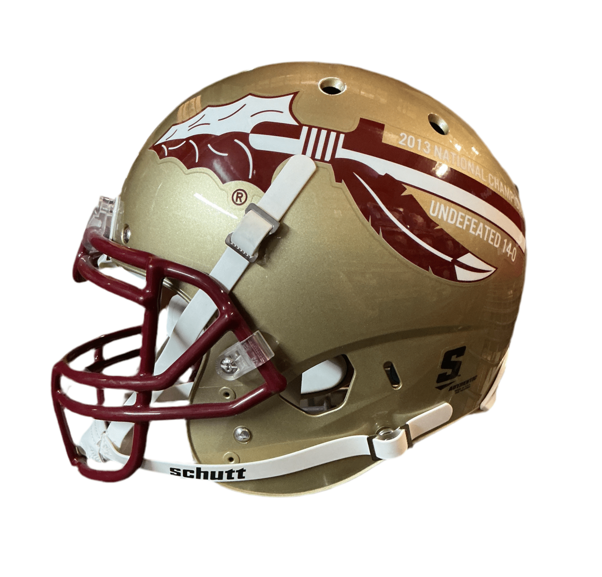 Florida State 2013 Champs Schutt NCAA College Football Authentic Full –