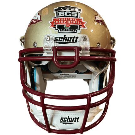 Florida State 2013 Champs Schutt NCAA College Football Authentic Full Size Helmet - GT - Wholesale.com