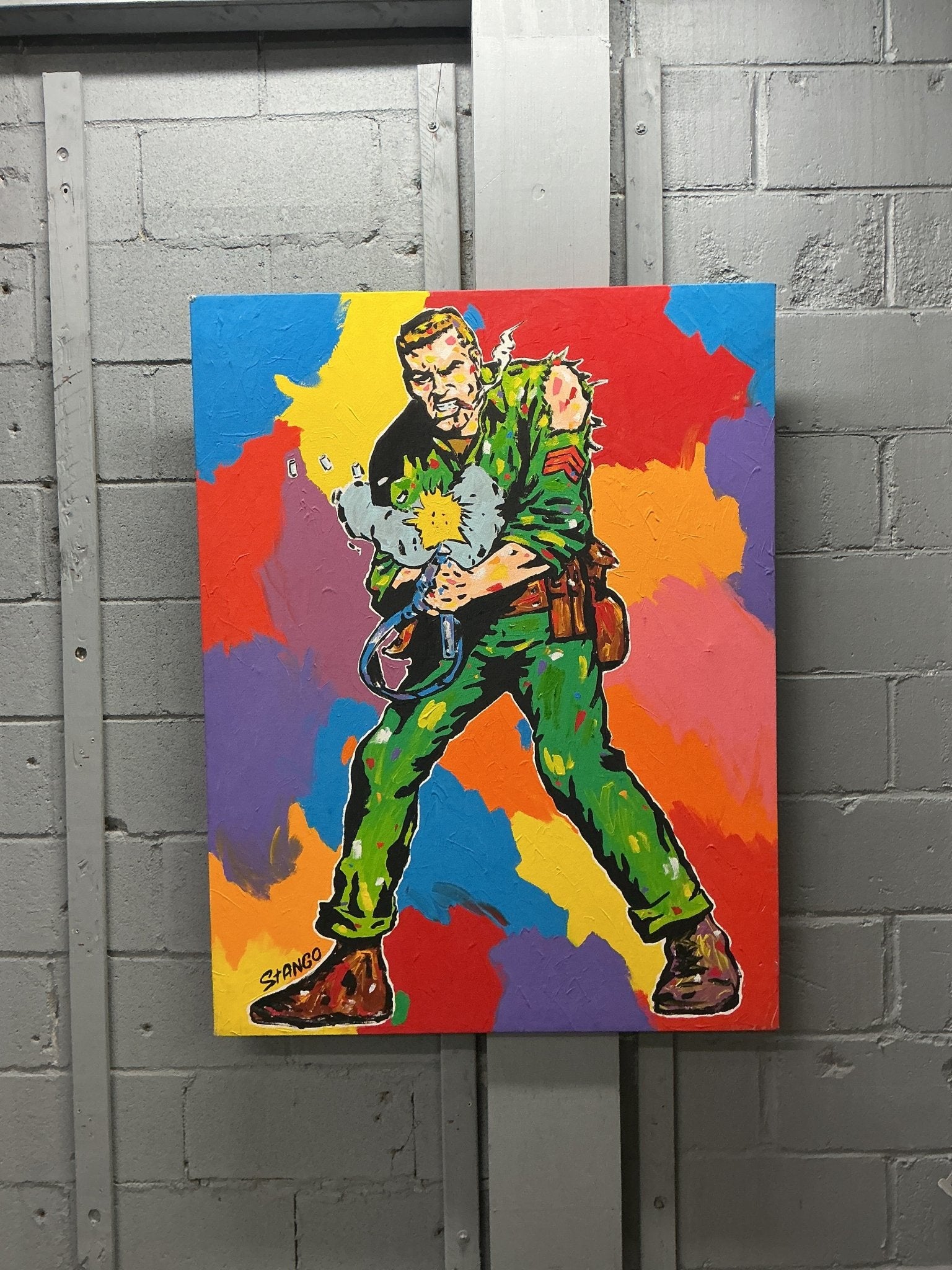 Stango G.I. Joe Stango Painting 47 1/2 in x 36 3/4 in x 1 in – GT-Wholesale.com
