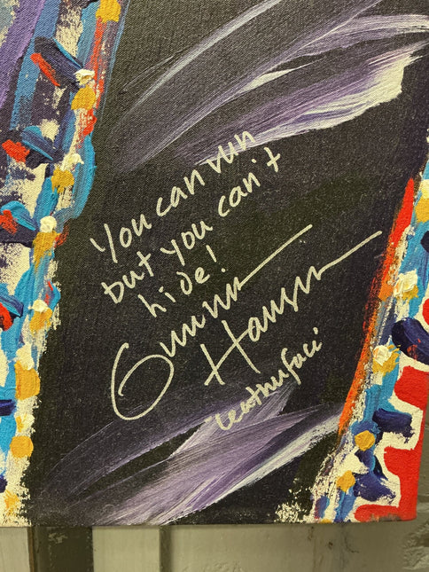 Gunnar Hansen Autographed Leatherface Stango Painting - GT - Wholesale.com
