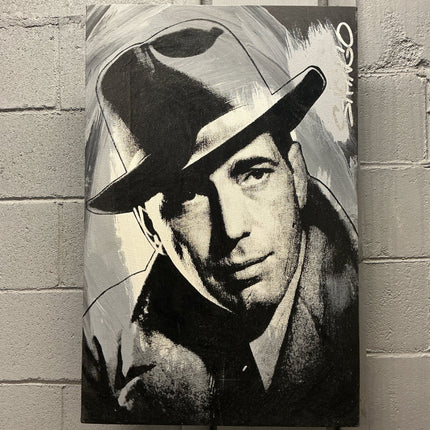 Humphrey Bogarts Black and White Stango Painting - GT - Wholesale.com