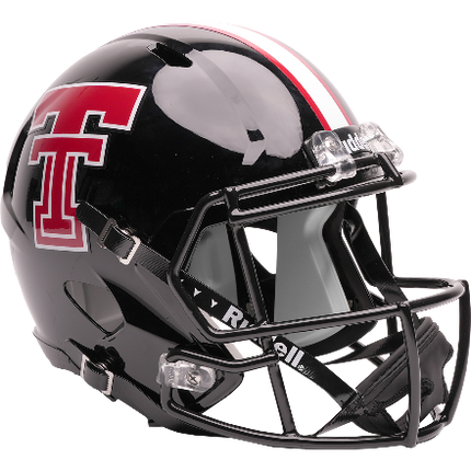Texas Tech Red Raiders Black 2026 Riddell NCAA Deluxe Replica Speed Full Size Helmet