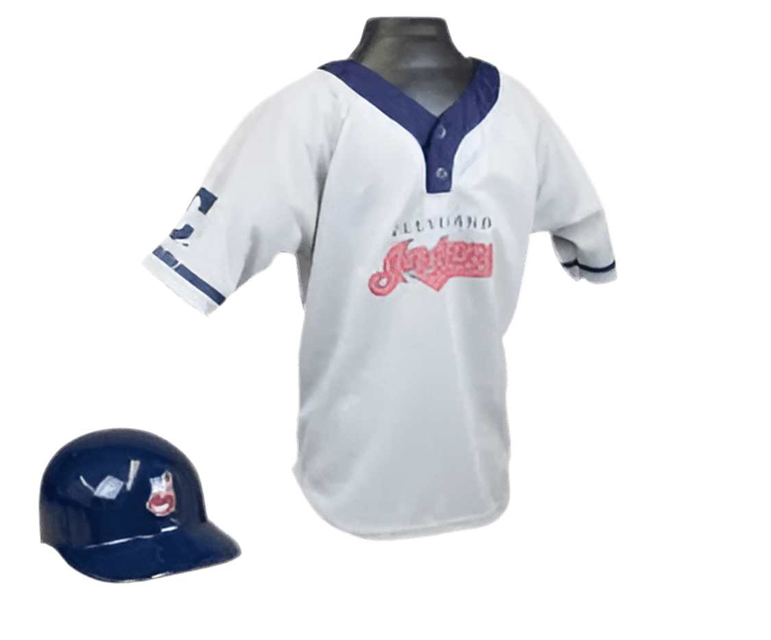 cleveland indians football helmet Cleveland Indians Franklin Youth MLB Kids Team Helmet, Jersey & Wristb – GT-Wholesale.com