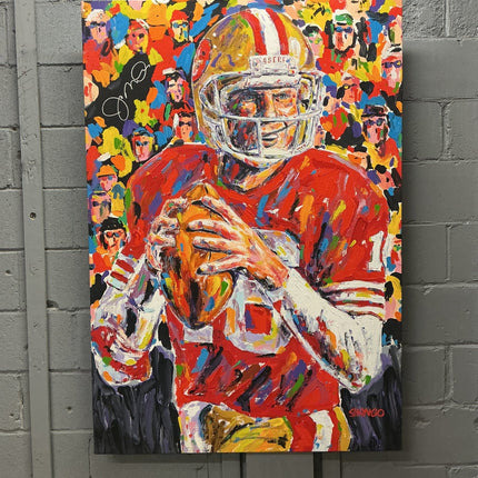 Joe Montana Autographed Stango Painting - GT - Wholesale.com