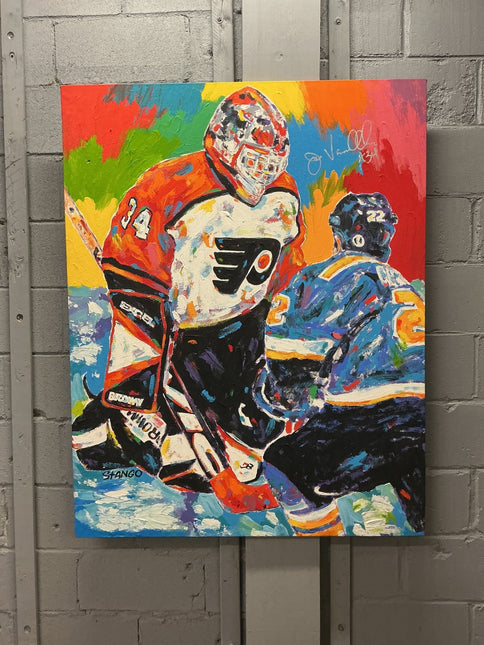 John Vanbiesbrouck Autographed Stango Painting - GT - Wholesale.com