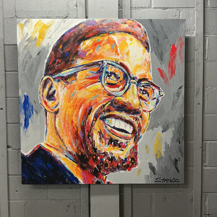 Malcom X Stango Painting - GT - Wholesale.com