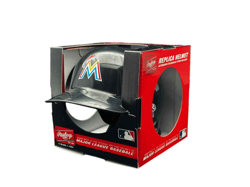 Miami Marlins Rawlings MLB Mini Batting Helmet - GT - Wholesale.com