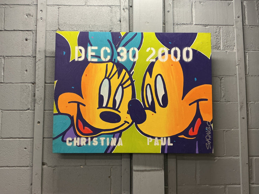 Mickey and Minnie Stango Painting - GT - Wholesale.com